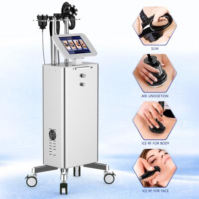 China MYCHWAY Weight Loss Portable 4 Handles Device For Face Vacuum RF Radio Frequency Skin Tightening Ice Body Care Machines for sale