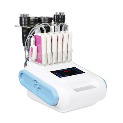 China MYCHWAY 40K 6 in1 Unoisetion Fat Cavitation Removal Vacuum RF Cellulite Tightening Reduce Multipolar Body Face Slimming Beauty Machine for sale