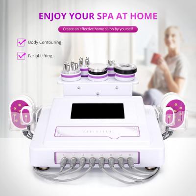 China Skin Tightening MYCHWAY 6In 1 Cavitation 2.0 Radio Frequency 40K Photon Vacuum Slimming Lipo Laser Machine for sale