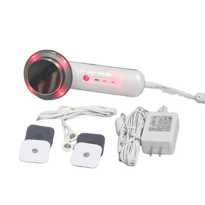 China 3in1 Skin Rejuvenation Weight Loss Portable Slim Electric Massager Microcurrent Far Infrared Ultrasonic Beauty Device for sale