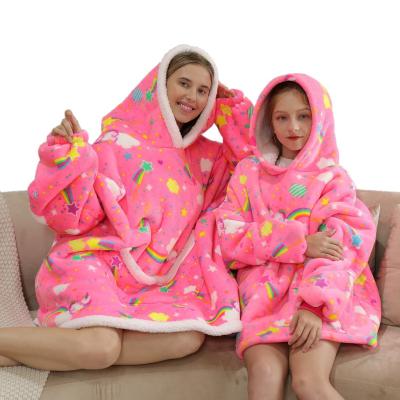 China Hot-selling Thermal Avocado Family Pajamas Pajamas Animal One-Piece High-end Flannel Cover-up Hoodie for Women for Kids for sale