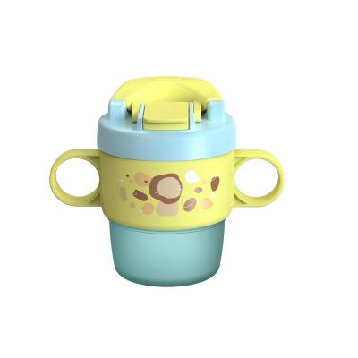 China Washable Kid water bottle with straw Eco friendly material for baby and children for sale