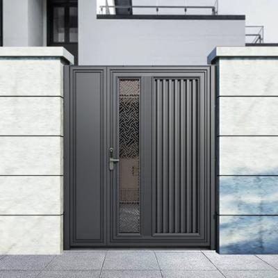 China ISO Retractable Canopy Aluminium Entry Gates Weather Resistant Modern And Sleek for sale