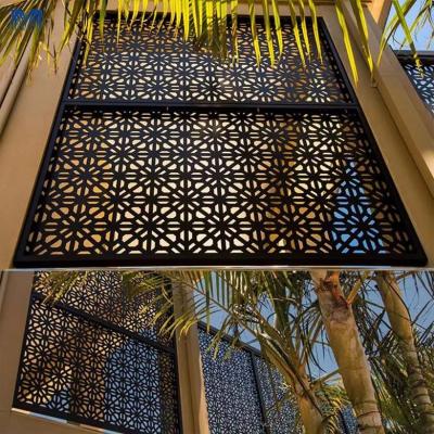 China Aluminium Decorative Screens Aesthetics In Line Customer'S Decoration Pool Metal Garden Screen for sale