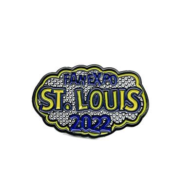 China USA FAN EXPO Custom ST LOUIS 2022 Soft Enamel Metal Badge Pin for sale