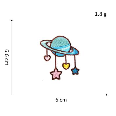 China Custom creative handmade self-adhesive bag star self-adhesive bag embroidery embroidery computer cartoon cartoon diy decorative decals for sale