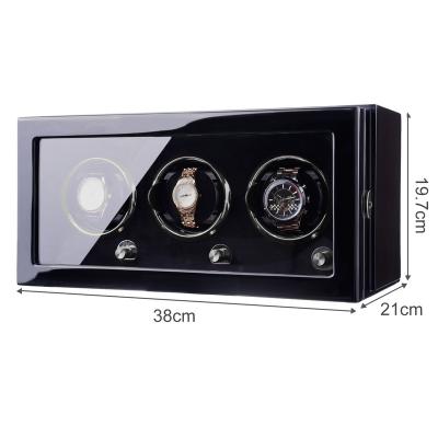 China Wholesale Custom Luxury Fashion MDF Watch Winder Super Quiet Automatic Motor Factory, Watch Winder Box for sale