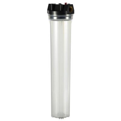 China Hotel 20 Inch Water Treatment PET Filter Housing Manufacturer for sale