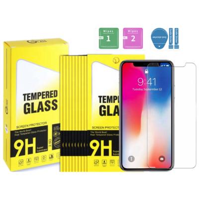 China Factory Price Anti-fingerprint HD 2.5D 3D Clear 9h Explosion-proof Tempered Glass Film For Iphone 13 Screen Protector For Iphone 11 12 pro Xr XS for sale