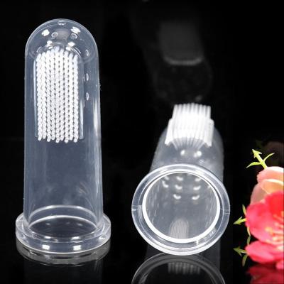 China Viable Super Soft Dog Cat Cleaning Pet Supplies Dog Finger Toothbrush Brush Bad Breath Tartar Teeth Tool for sale