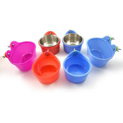 China Viable Pet Parrot Bird Food Water Bowl Cups for sale