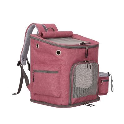 China New Viable Pet Dog Carrier Bag Breathable Foldable Take-Along Backpack for sale