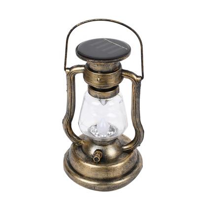 China Decoration OEM Customized Decorative Kerosene Solar Lamp Garden Lantern Solar Lantern for sale