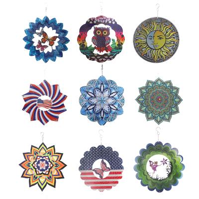 China OEM Customized Ornamental Wind Spinner Wind Spinner 360 Degree Hanging Wind Spinner Home Lawn Decoration Yard Ornament Gifts Wind Spinner for sale