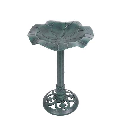 China Non-auto OEM Customized New Design PP Plastic Lotus Leaf Garden Bird Bath for sale