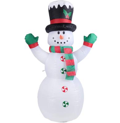 China 2020 Decor Wholesale Home.decoration Inflatable Christmas Decoration Supplier Christmas Snowman for sale