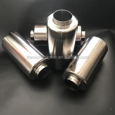 China Factory Hot Selling Truck GR2/TA2 Muffler Tip Titanium Exhaust Pipe Pure Titanium 2.25