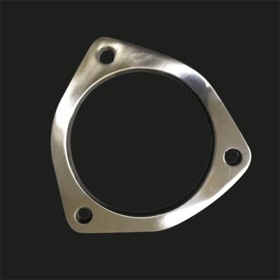 China Automobile and motorcycle gr2 high pressure flange pipe maker forged titanium exhaust for sale