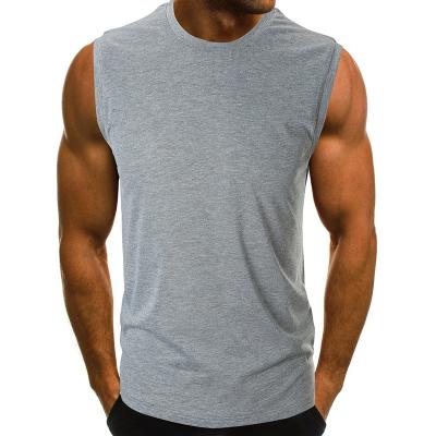 China Men's Soft Compression Anti-Shrink Anti-Shrink Under Base Layer Sports Tank Top for sale