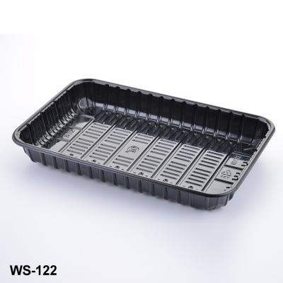 China Disposable Disposable Seal Packaging PP Plastic Meat Tray For Fresh Market Meat Display for sale