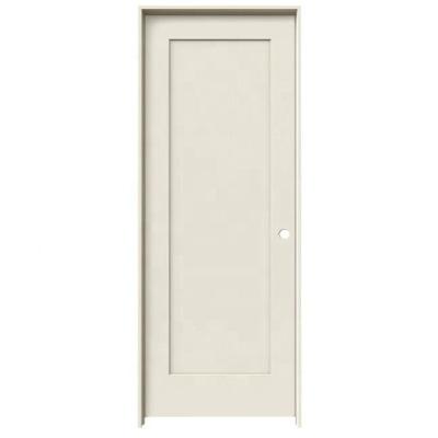 China Modern interior sound insulation wpc pvc bathroom hotel door wpc skin wooden door for sale