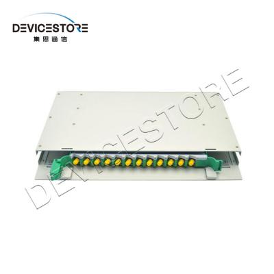 China High Quality 4U*482*280MM 72 Core Optical Fibre Distribution Frame ODF Rack Fiber Optic GQL19-72Bb for FTTH for sale