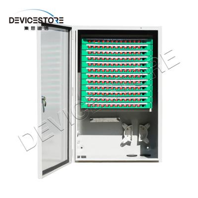 China Outdoor 72 Core Flange Optical Fiber Distribution Box GQL100-OOBD-72a for FTTH for sale