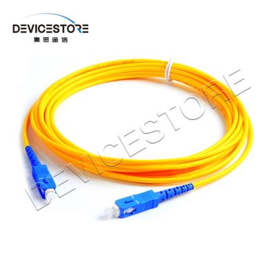 China 15m/2.0mm Fibre Optical PVC(OFNR) SC/UPC-SC/UPC-MM Fiber Optic Jumpers Cables Patch Cord for sale