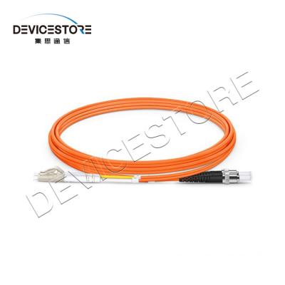 China 15Meter 2.0mm Fibre Optical LC/UPC-ST/UPC-MM-PVC(OFNR) Fiber Optic Jumpers Cables Patch Cord for sale