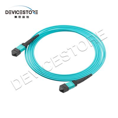 China Factory Supply Indoor 24F MPO/F-MPO/F-OM3-10M Fiber Optic Patch Cable Optical Patchcord for sale