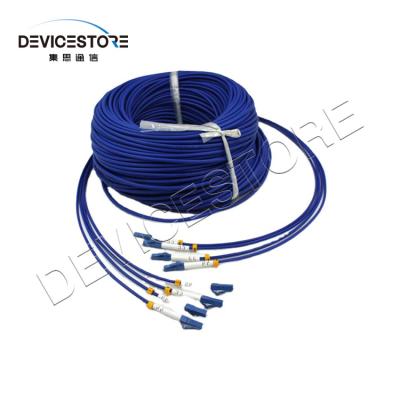 China 70 Meter Outdoor Military Tactical Fiber Optic Cable DLC-2LC-MM-7.0-LSZH Fibre Optic Cable for sale