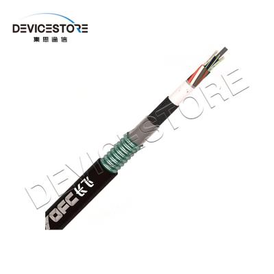 China Armored Underground Direct Buried Fiber Optic Cable 6 Core Fiber Optical Cable GYTA53 for sale