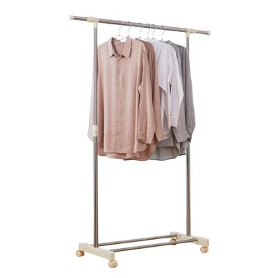 China Modern Chinese Factory Small Best Dress Garment Rack Portable Clothing Rolling Rack for sale