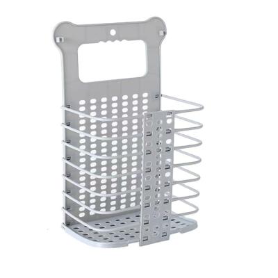 China Viable Hot Selling Collapsible Dirty Waterproof Bathroom Clothes Storage Shampoo Rack Dirty Waterproof Basket for sale