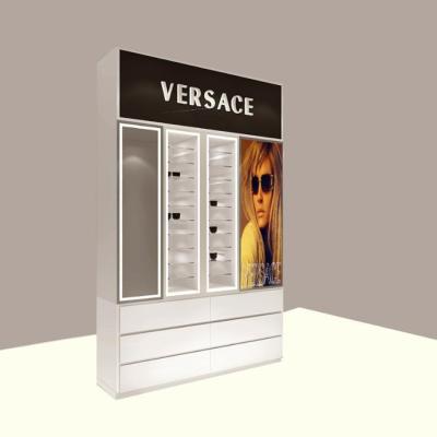 China Shopping mall retail store hot stained glass multifunctional sunglasses display showcase for sale