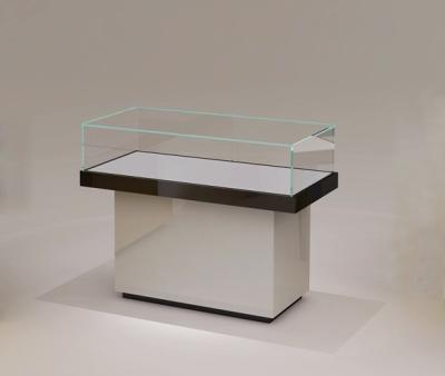 China Shopping mall jewelry/watch glass kiosk,jewelry showcase design,3d hexagon wall panel furniture table acrylic account for sale