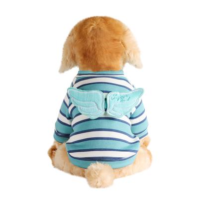 China Teddy Poodle Warm Cute Soft Gingham Sky Blue Pet Shirt Cotton Dog Viable White Checked Fabric for sale