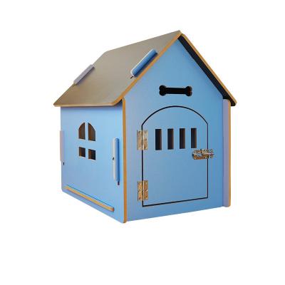 China Wholesale Foldable Wood Detachable Indoor Luxury Comfortable Dog Cat House from Viable Manufacturer for sale