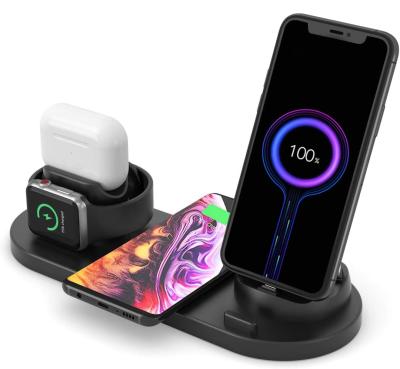 China Full Protection for Station Devices and Dock 3 in 1 4 in 110w Universal Qi Wireless Charger Amazon Fast Wireless Charging Station Mobile Phone for Airpods Pro for sale