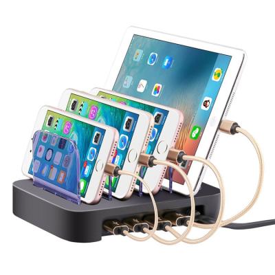 China Charge 2 Tablets & 2 Cell Phones At The Same Time Or 4 Cell Phone Ports 4 Port Detachable Cell Phone Charger Multi Usb Charging Station For Cell Phone /Tablet PC for sale