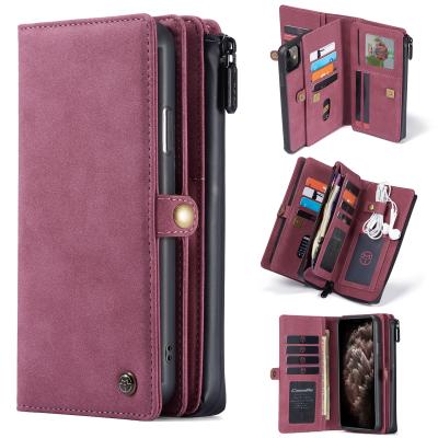 China Cell Phone Bags Flip Wallet Purse Leather Phone Case Multi-Funtion Covers With Card Holder For Iphone 12/ip 12 pro /ip 12pro max for sale