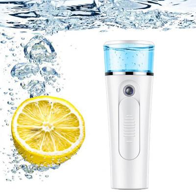 China Multi Function Face Spray Moisturizer Nano Ionic Handheld DEEP CLEANSING Facial Mist Spray Mini Facial Steamer for sale