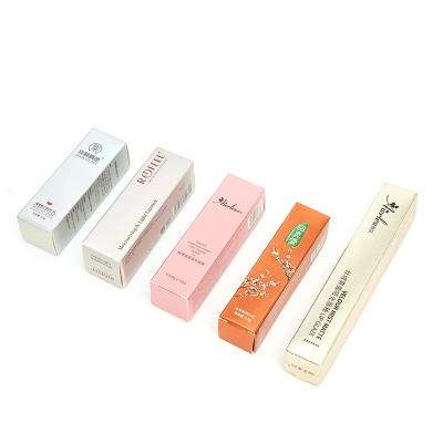 China Recycled Lip Gloss Lip Gloss Cosmetic Paper Box Packaging Cardboard Materials Lipstick Gift Paper Packaging Box for sale