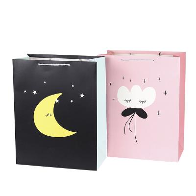 China Recyclable Customized Logo Design Paper Luxury Gift Bag Packaging Bag Customized Shopping Paper Bag With Ribbon Handle for sale