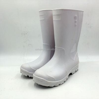 China HN-201F Ladies Foot Protective Custom Food Industry Kitchen Protective White Work Wellington Boots for sale