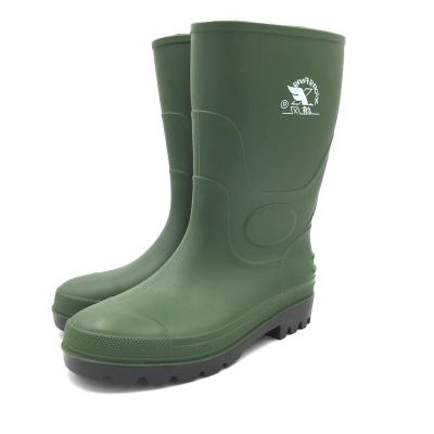 China Wholesale Green Comfortable Farm Farm Durable Foot Protector HN310G Fishing Wellington Boots for sale