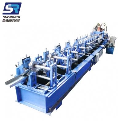 China Interchangeable Hotels Steel Structure Construction CZ Purlin Roll Forming Machine for sale