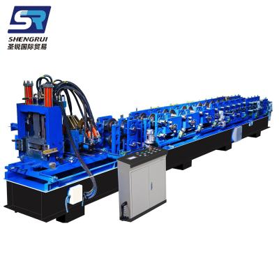 China Factory Making Galvanized Steel Guide Rail Profile T Type Roll Forming Machine For Elevator for sale