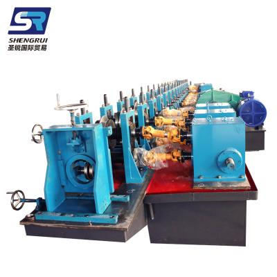 China Factory High Frequency T Shaped Elevator Cavity Guide Rail Roll Forming Machine for sale