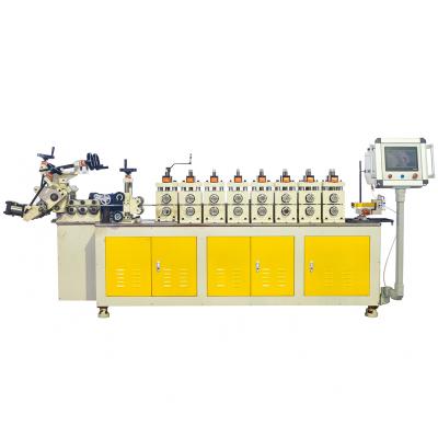 China Factory High Efficiency Strip Profile Cold Steel Purlin Circle Locking Roll Machine Ring Forming Equipment for sale